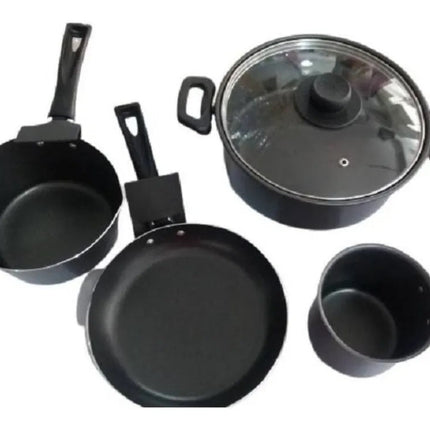 Bateria de Cocina Ekco 86565 5pz Deileite Negra