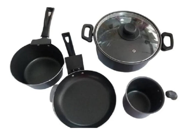 Bateria de Cocina Ekco 86565 5pz Deileite Negra