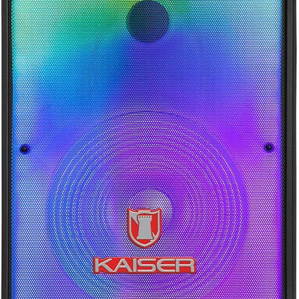 Bocina Kaiser GEM-9520 15" Flame Lighting Conexión Bluetooth