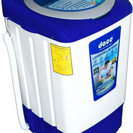 Lavadora Manual Dace DACE LA11101/ LA121PPBA Blanca 10 Kg 1 Tina Solo lava