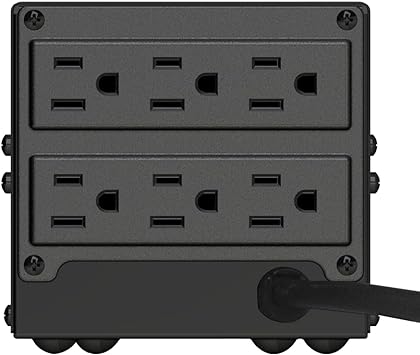 Regulador Koblenz ER-2550 de voltaje automático, 2500 VA, 6 contactos