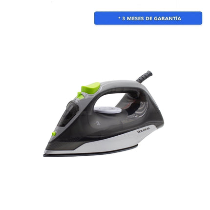 Plancha de Vapor Taurus Cerámica Horizontal Sakura Steam Negro y Verde