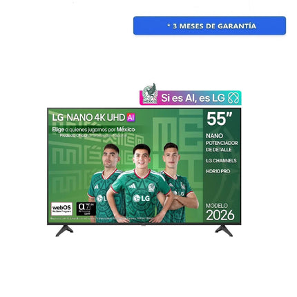 Pantalla LG 55NU800BPSB 55'' LG NANO 4K UHD