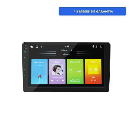 Autoestéreo DABB DAB-0208 touch con Bluetooth, CarPlay y Android Auto