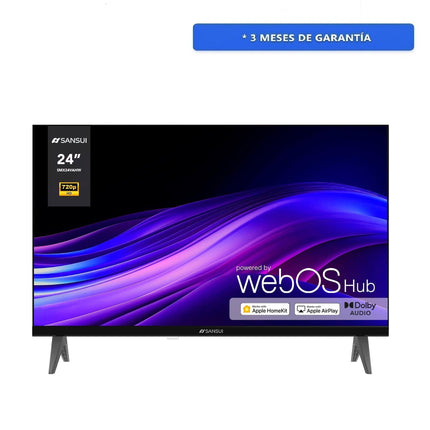 Pantalla SANSUI SMX24VAHW TV 24" HD Smart TV, WiFi Sistema Operativo WebOS Series