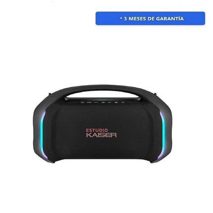 Bocina Kaiser Xtreme Box KXB-2107 Luz LED, Bluetooth, USB, Micro SD, AUXCertificado IPX6 100W RMS