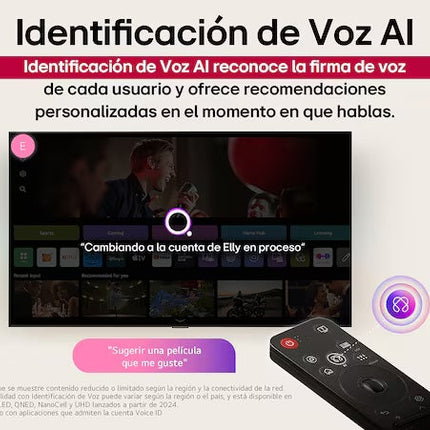 Pantalla Smart TV LG 55NANO80ASA NanoCell 55 Pulgadas UHD 4K