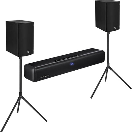 Sistema de Teatro en Casa Bluetooth Kaiser KXB-6020 35 Pulgadas 2 Satélites con Tripié más Control Remoto