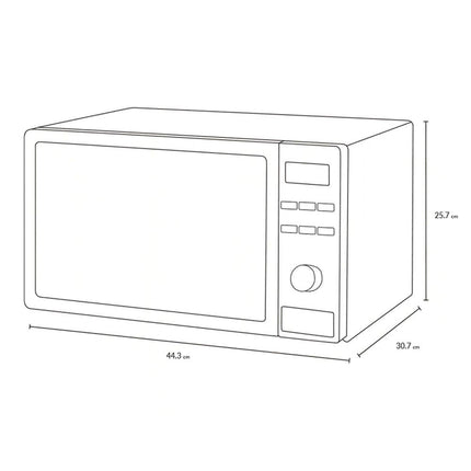 Horno De Microondas Winia .7 PiesKOS-61WW Blanco
