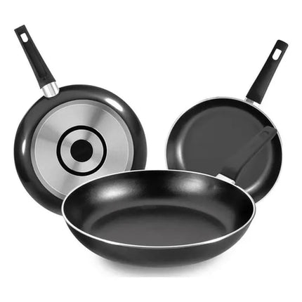 Sartenes Ekco 37239 20/24/30cm de 3 pzas 3.0MM Negro