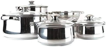 Batería Magefesa Vesta 01BXVESTA10 acero inoxidable 10 piezas