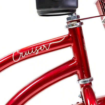 Bicicleta Mercurio Comfort Cruiser R26'' 24v Rojo