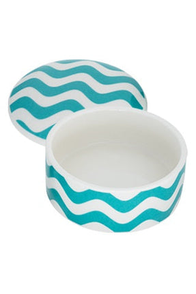 JOYERO DOMINIC DAV 6016 AZUL Y BLANCO 8.5X4.5 CM