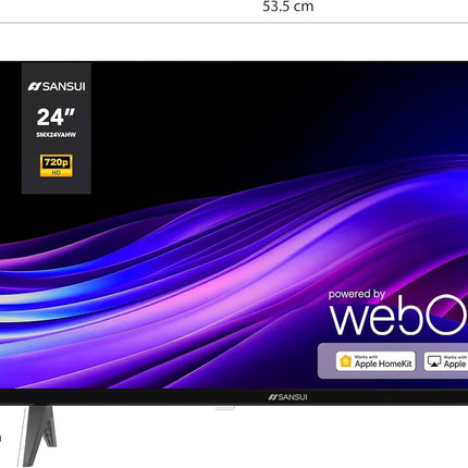 Pantalla SANSUI SMX24VAHW TV 24" HD Smart TV, WiFi Sistema Operativo WebOS Series