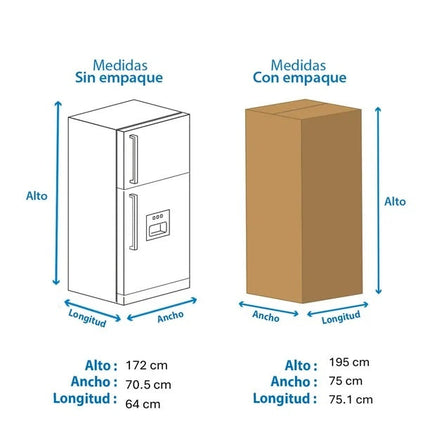 Refrigerador Hisense RT14N6CBX2 Top Mount 14 Pies Negro con Despachador