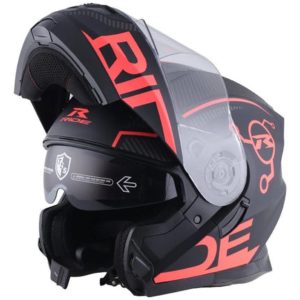 Casco Motociclista Abatible Tour Hr Ride Line St N Unisex