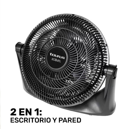 Ventilador Taurus Turbine 14'' Negro