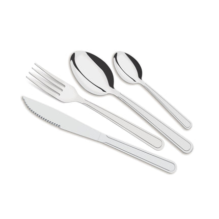 Bateria + Jgo Cubiertos Tramontina 32200267 Primaware 42 Pzs Negra