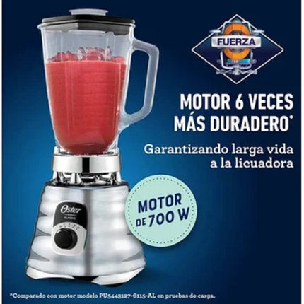 Licuadora clásica Oster® BLST4655-013 cromada de 3 velocidades