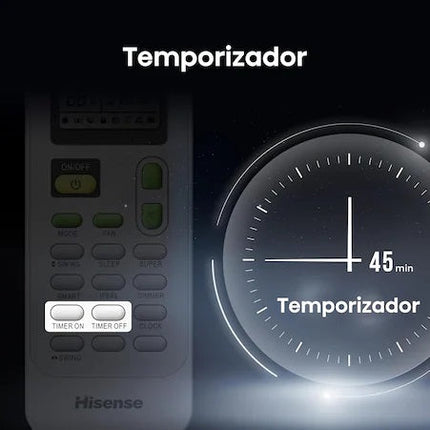 Aire Acondicionado Minisplit Hisense ACR121KG 1 Tonelada 12000 BTU 110 V Solo Frío