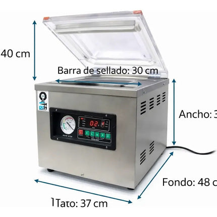Empacadora Al Vacío PDH PD111 Industrial Acero Inoxidable 30 Cm