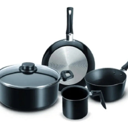 Bateria de Cocina Ekco 86565 5pz Deileite Negra