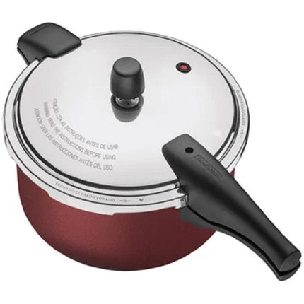 Olla de presión Tramontina 20589724 antiadherente starflon max 6L Roja