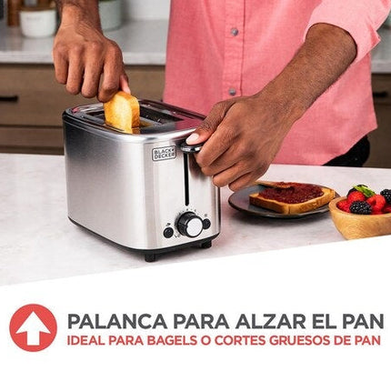 Tostador Black&Decker TR0012SS-LA 2 Rebanadas