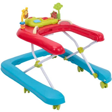 Andadera D´Bebe Andadera y Caminadora Jungle 2 en 1 roja
