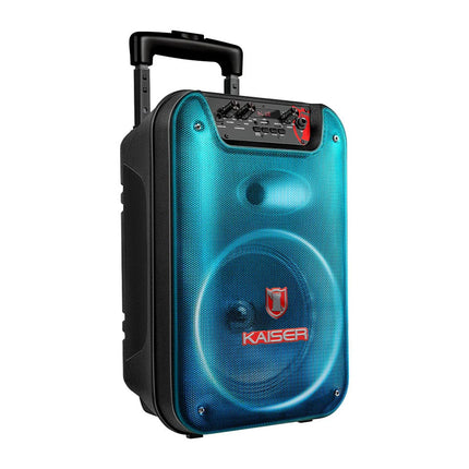 Bafle Portátil Kaiser KSW-3508 8 Pulgadas Luz Flama 20 W