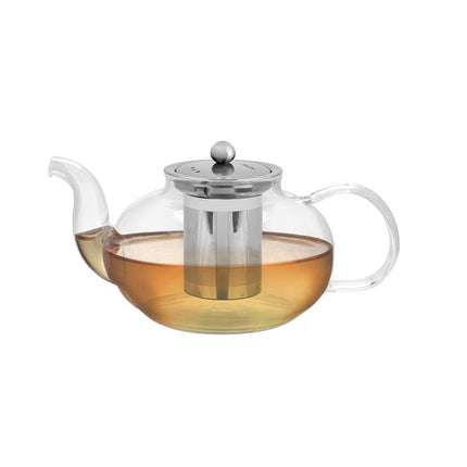 Tetera Tramontina 61764100 vidrio y acero inoxidable con infusor 1l