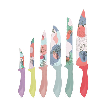 Juego de Cuchillos Tramontina 23099732 Colorcut 6 Pzs