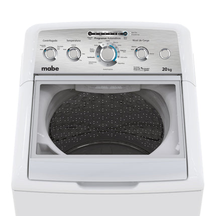 Lavadora Mabe LMA70214VBAB0 Aqua Saver Green 20 kg Blanca con Sanitizado