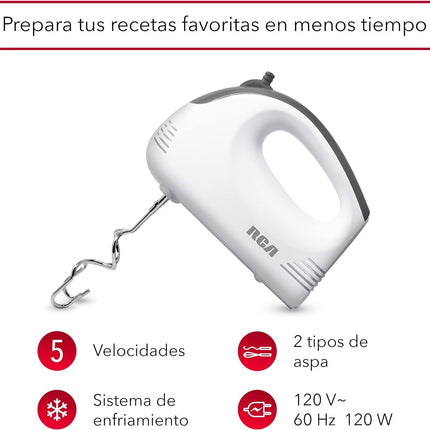 Batidora RCA De Mano Rc-094 7 Velocidades