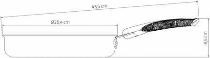 Sarten Tramontina 28317224 Recta 24cm Lyf
