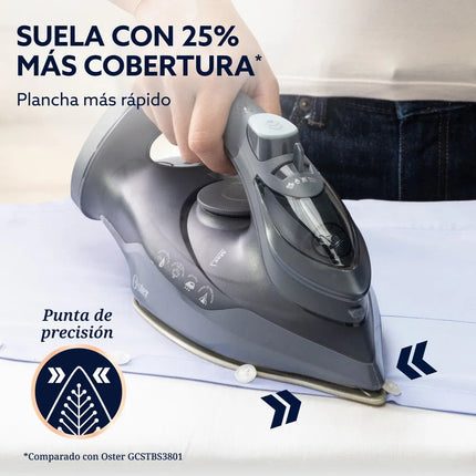 Plancha Oster GCSTAC7002-013 AeroGlide S7000, Negro