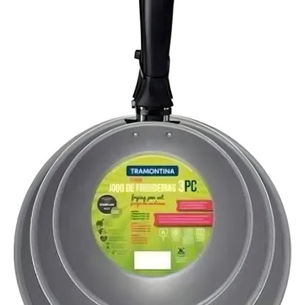 Combo Hervidor electrico LAR LARLB-0005 de 1.5L 900w + Juego De Sartenes Tramontina 20298671 Turim Granito 3 Piezas