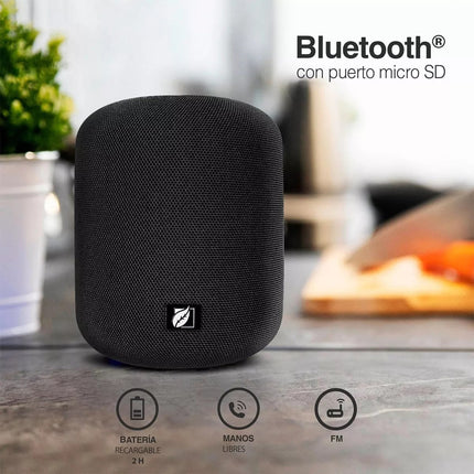 Bocina 18-9172BK Bluetooth Portátil Green Leaf 8 W Rms