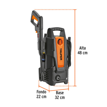 Truper Combo Aspiradora ASP-03N Seco-mojado 3 Gal 3 Hp 127V + Hidrolavadora eléctrica HILA-1500 de 1500 PSI