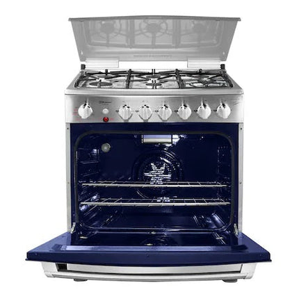 Estufa Koblenz Piso 30" 6 Quemadores de Gas EK-3131 ND Firenze Función Freidora de Aire