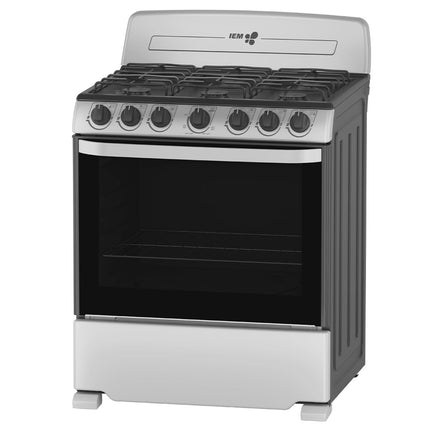 Estufa IEM Mercury EI3520BAPS1 de piso de 76cm Plata