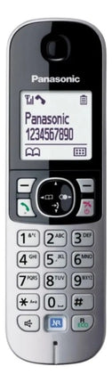 Teléfono Panasonic KX-TG6811MEB inalámbrico Negro Plateado