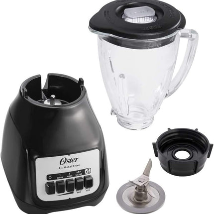 Bateria Perla E001MJ Milán Jumbo Perla 12 pzas + Licuadora Oster BLSTKAG-BPB Vaso de Vidrio Negra