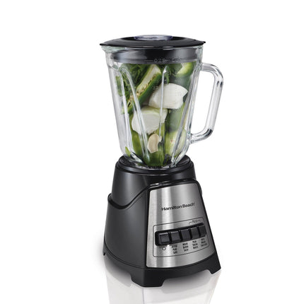 Licuadora Power Elite Hamilton Beach 58149J/G con Picador 2 en 1, 12 Funciones 1.25 Litros