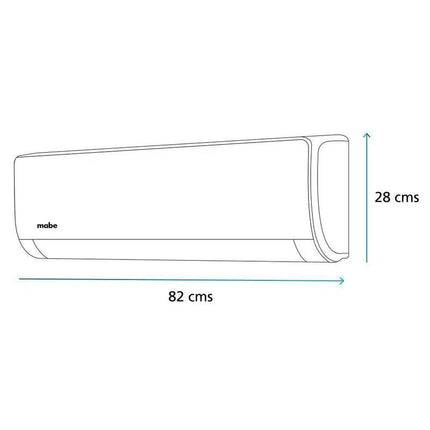 Combo Minisplit Mabe MMT12CABWCAM 12,000BTUS + Ventilador Z FAN 3388 16"