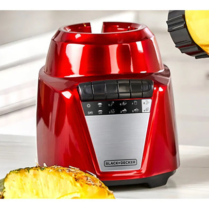 Licuadora Black & Decker BL0876-2RDLA Vaso Vidrio 700W de 8 Vel Rojo