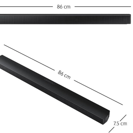 Barra de Sonido 3.1 Ch SAMSUNG HW-B650F, Dolby Audio/DTS Virtual:X, Q-Symphony