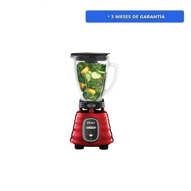 Licuadora Oster BLSTBESTR 1.5 L Roja con vaso de vidrio 700w