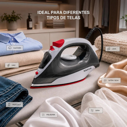 Plancha De Vapor Taurus Fiora 1200 W Suela Cerámica