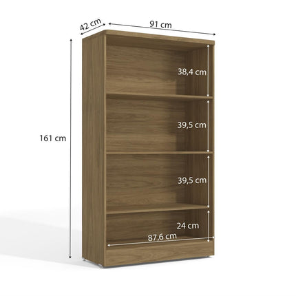 ARMARIO KAPPESBERG 1012A IT DE 161X91X42CM CON 2 PUERTAS CON 3 ENTREPAÑOS ITAPUA